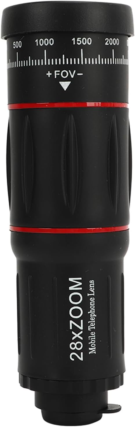 28x Telephoto Smartphone Lens, 3in 1 Lens (Telephoto Lens, Macro & Wide Angle Fisheye Lens) Phone Photography Kit Flexible Phone Tripod, for Smartphones