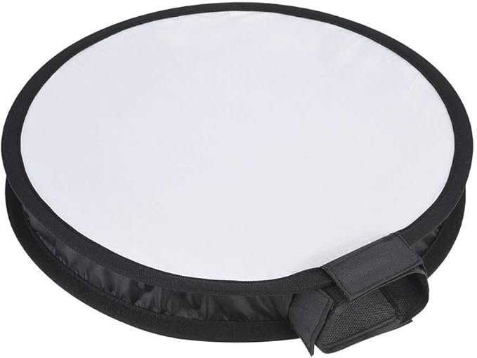 Serounder Softbox Diffuser, 40CM Portable Foldable Round-Shape Nylon Softbox Diffuser with a Storage Bag for Camera Flash Light