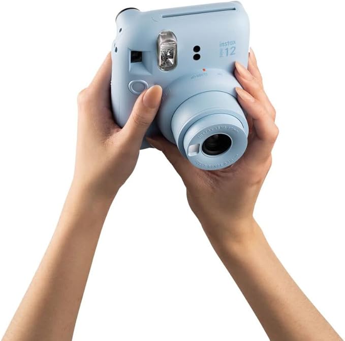 Fujifilm Instax Mini 12 Instant Camera with 40 Shot Film Pack - Pastel Blue