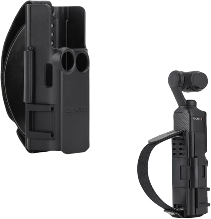 Xmipbs Pocket 3 Hand Strap Extension Handle with Cold Shoe Mount, Adjustable Wrist Strap for DJI Osmo Pocket 3, Compatible with 1/4" Thread Handle, Comfortable Grip & Hand Band for Osmo Pocket3