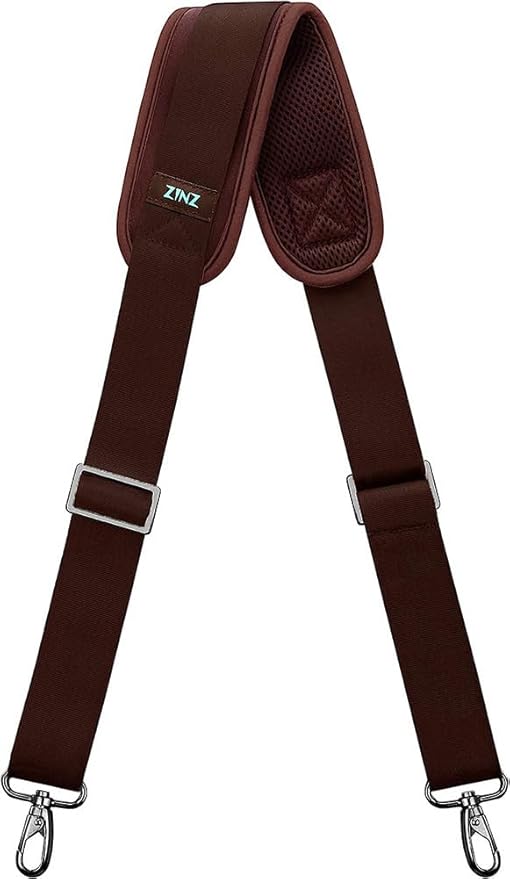ZINZ Bag Shoulder Strap, Padded Adjustable Shoulder Strap Replacement