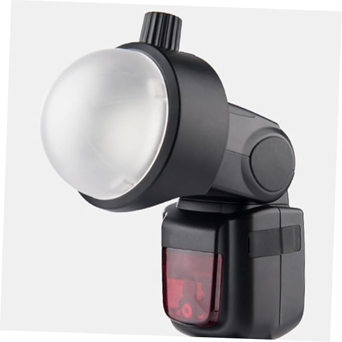 Camera Flash Dome Diffuser Soft Light for Photography Impact-Resistant Even Light Distribution Reduces Glare and Harsh Shadows Compatible Flash Units