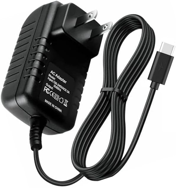 GizMac 5V USB Type C AC/DC Charger for ULANZI U200 2500K-8500K Smartphone Video Rig with Light 7.4V 8000mAh Battery 20W DC5V USB Type C Replacement Power Supply Adapter Cord Cable
