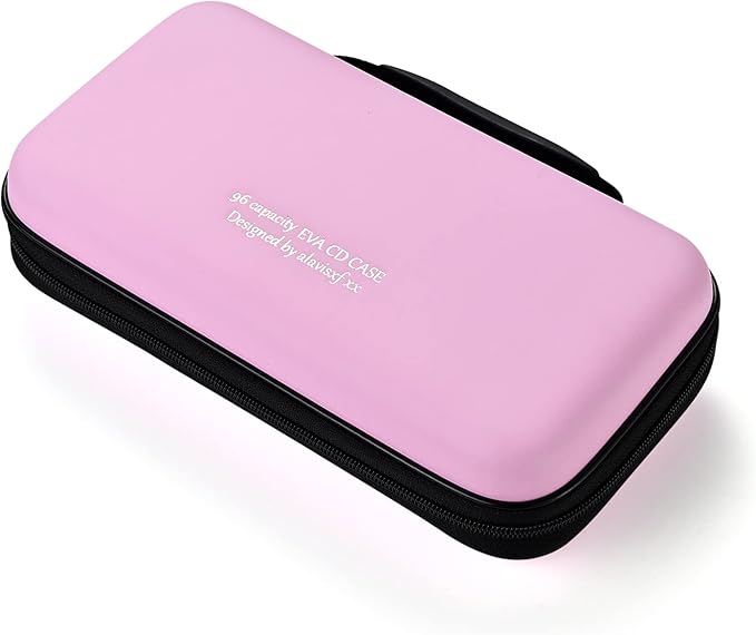 DVD Case, EVA CD Case Holder Storage Organizer Portable Protective DVD Wallet Holder for Car