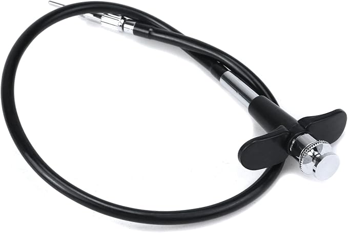 Pastlla 15.7"(40cm) Threaded Release Cable Vibration-Free Black Shutter Release Cable Shutter Release Cable with Bulb-Lock Mechanical Shutter Release Cable