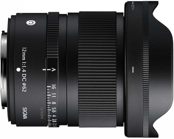 Sigma 12mm f/1.4 DC Contemporary FUJIFILM X (416975) Bundle. The Ideal Lens for Professional Portraits, Weddings Indoor/Outdoor Adventure, Wildlife, Travel, Sarfari, Photography use + Accessories