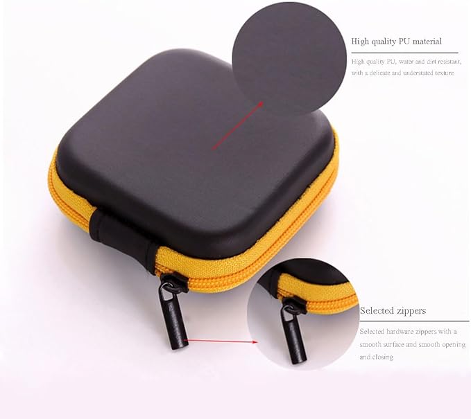 3 pieces flight travel cord organizer electronic travel case portable charger case suitable for headphones charging cable USB