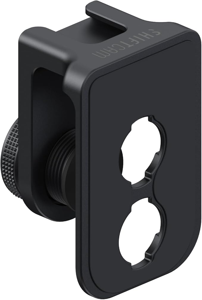 ShiftCam Pro Universal Phone Mount – Precision Aluminum Mount for LensUltra Series | Compatible with iPhone, Samsung Galaxy & More | Cold Shoe Mount for Mobile Accessories