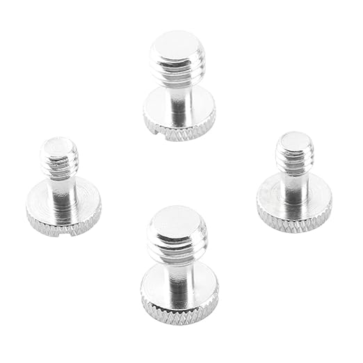 NICERYIG 3/8 Inch and 1/4 Inch Camera Quick Release Screw Tripod Screw Adapter Connecter DSLR Camera Rig Accessories