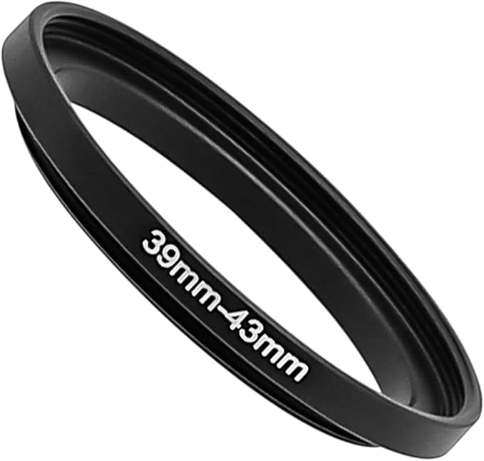 39-40.5/42/43/46/49/52/55/58/62/67/72/77/82mm Step Up & Step Down Rings Adapter for Camera Lens and Filters 39-43 Filter Adapter Ring 39mm Lens to 43mm Filters (39-43mm)
