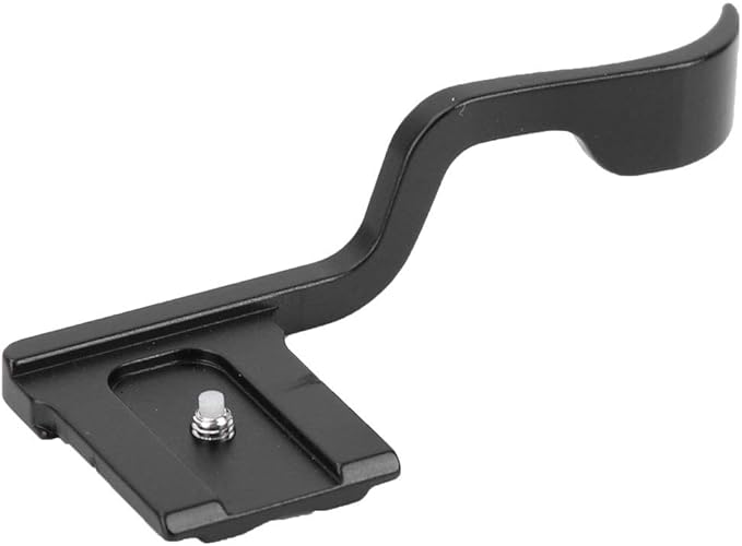 Thumb Grip for Camera, Black Aluminum Alloy Metal Thumbs Up Grip Hot Shoe Cover for Camera
