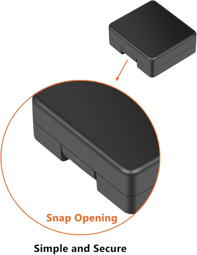 Besvalo Pack of 5 Protective Storage Case Compatible with Battery of Gopro Hero 5/6/7/8/9/10/11/12/13 Black Cameras, Multifunctional Battery Case Organizer Boxes with Memory Card Slot