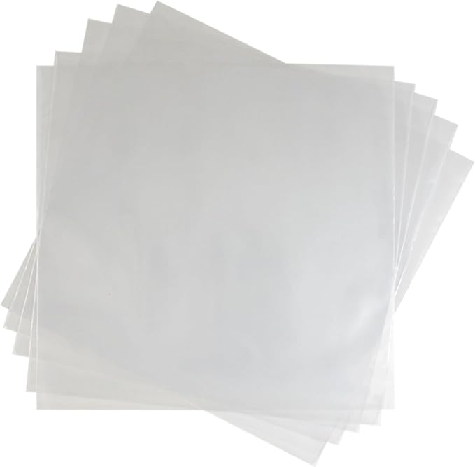 (100-Pack) 10 Inch 78rpm Clear Vinyl Record Outer Sleeves – Heavy-Duty 3 Mil High-Clarity Polyethylene – Flush Cut, Archival-Quality Protection for Album Covers – Shields from Dust, Scratches & Wear