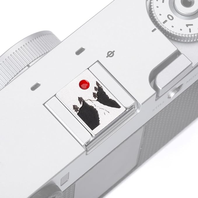 Camera Metal Hot Shoe Cover Protector Cap Compatible for Fujifilm XPro3 XPro2 XT4 XT3 XT2 XT30 XT20 XE5 XE3 XT200 X100V X-Half (Aluminum alloy-sunrise01)