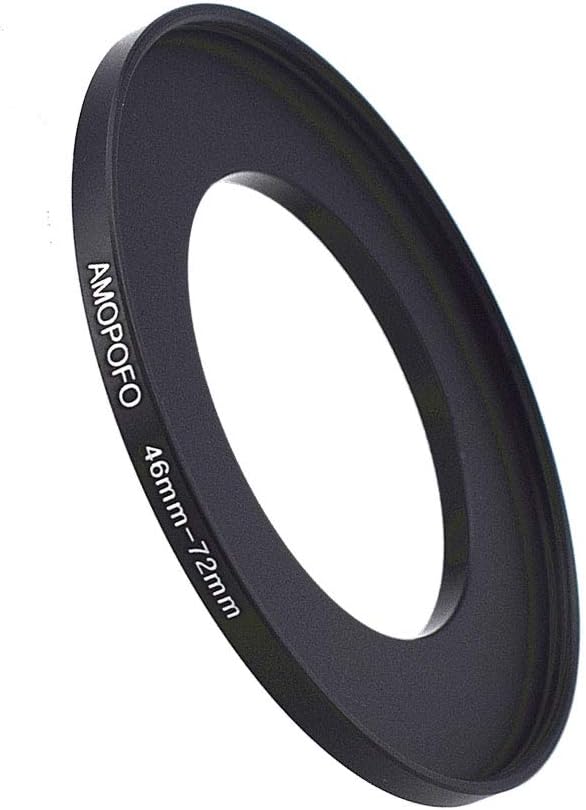 46mm Lens to 72mm Camera Filter Ring Compatible with for All Brands 46mm Lens and 72mm UV,ND,CPL Camera Filter Accessories