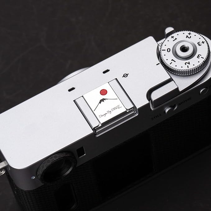Camera Hot Shoe Cover/Shutter Button, Soft Release Button,Suitable for FUJIFILM XT5 XT4 XT3 XT30 XT20 X100V X100F XT100 X-E3 X-PRO2 X-PRO3 (Mountain-Hot Shoe Cover)