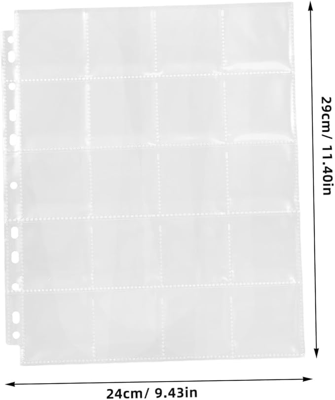 DOITOOL 30pcs Acid Negative Film Sleeves for Organizing Film Negatives Horizontal Strips Slots Storage for Photographers