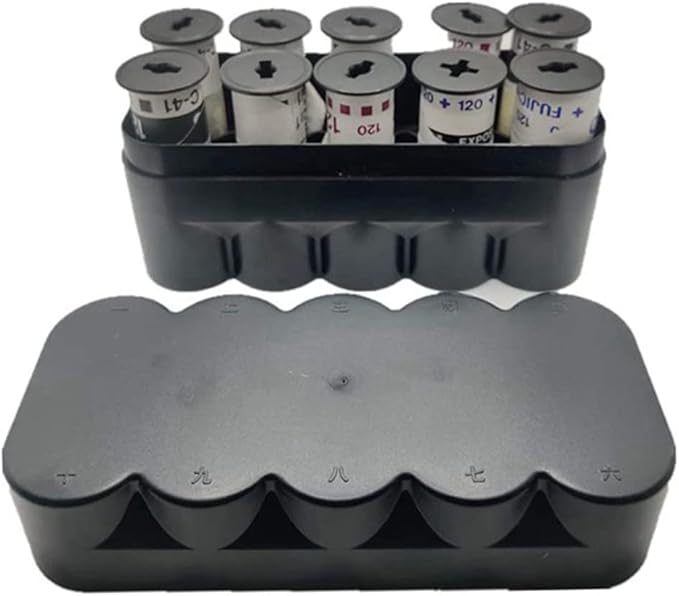 1Pcs 120 Film Plastic Storage Box Container Case Up to Support 10 Rolls Films Without Film Darkroom Equipment