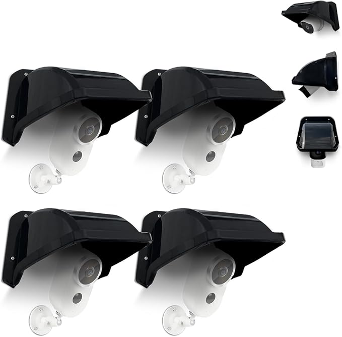 Universal Security Camera Sun Rain Cover Shield Cover Shield for Surveillance Camara Protective Roof for Dome/Bullet Outdoor Camera