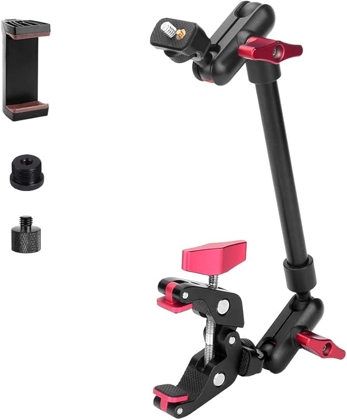 13" Adjustable Magic Arm with Super Clamp Camera Mount & 22" Adjustable Magic Arm with Super Clamp Camera Mount
