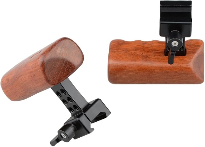 CAMVATE DSLR Wood Wooden NATO Handle Grip (A Pair) - 1660