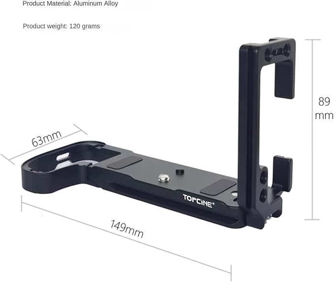 TOPCINE Z6III L Plate Comtatible for Nikon Z6 Mark III L Bracket with Quick Release Arca Plate Vertical & Horizontal Shooting Switch for Nikon Z63 Protection Case Compatible DJI RS4