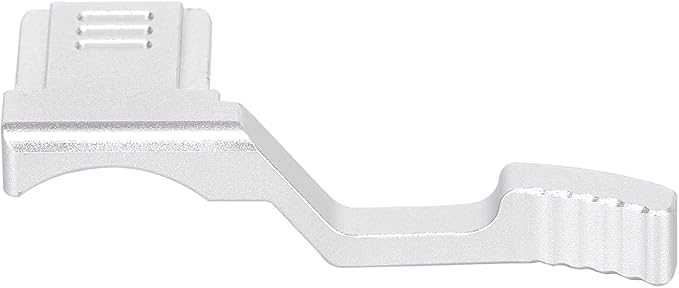Metal Thumbs Up Grip Compatible with Fuji Fujifilm X-T30III/X-T20III/X-T10III/X-T30II/X-T20II/ X-T10II/XT30/XT20/XT10/X-T50 Mirrorless Cameras Thumb Rest Support with Hot Shoe Cover (Silver)