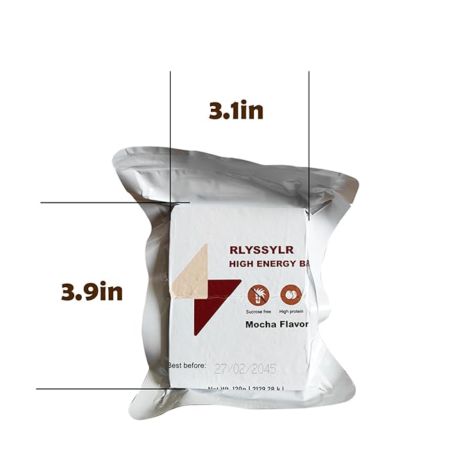 Emergency Food Ration Bars Meals 2025 Ready To Eat 20 Pack, 8 Days Sugar Free Survival Food for Outdoor Camping,20 years Long Self Life (2 PACK, Count, 2)