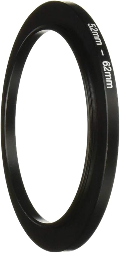 Tiffen 5262SUR 52 to 62 Step Up Filter Ring (Black)