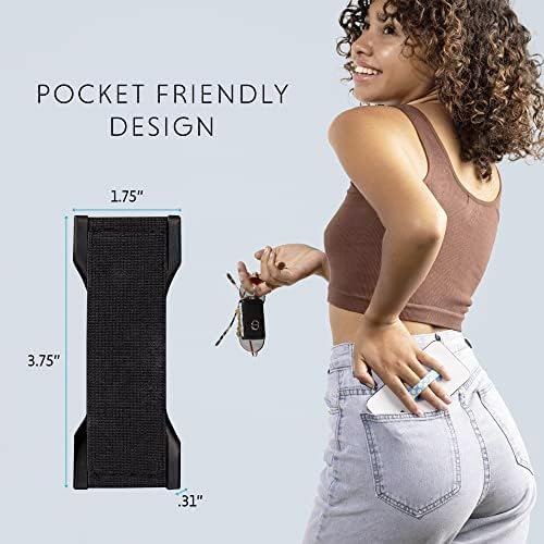 LOVEHANDLE PRO Premium Phone Grip - Silicone Strap - Magnetic Mount and Kickstand for Smartphone and Tablet - Colorful Daisies