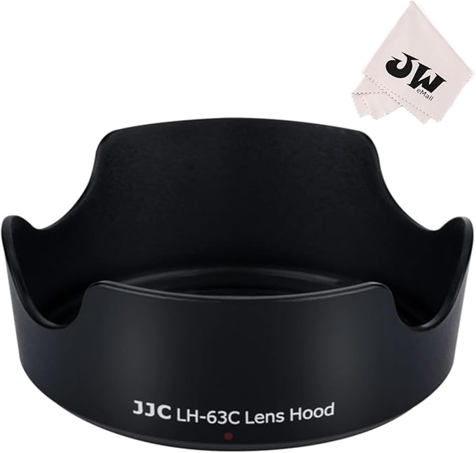 Reversible Lens Hood Shade Protector for Canon EF-S 18-55mm F3.5-5.6 F4-5.6 is STM & RF-S 14-30mm F4-6.3 IS on R50V & RF 24-50mm F4.5-6.3 is STM Lens on Camera Lens Protector Cover Replac Canon EW-63C