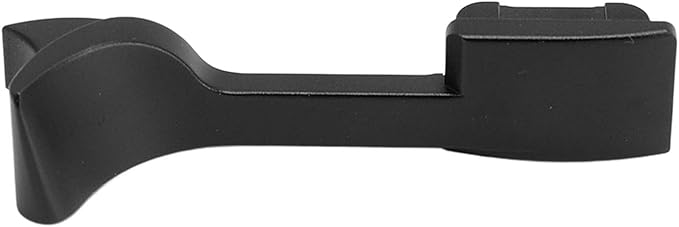 Dpofirs Aluminum Alloy Thumb Up Grip for Q2, CNC Machined Hot Shoe Hand Grip for Better Balance & OneHanded Operation (Black)