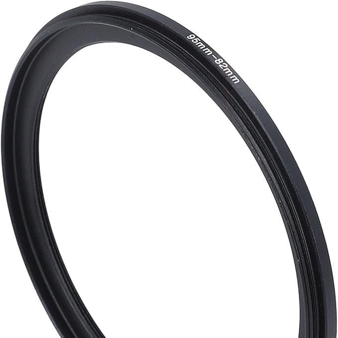 Denash 95mm to 82mm Filter Ring Adapter,Step Down Filters Ring,Camera Lens Filter Metal Stepping Rings for Lens Filters,Lens Hoods,Lens Converters