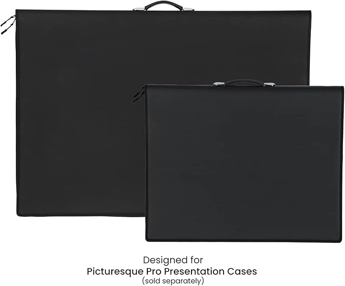Picturesque Pro Presentation Refill Book 24x36 - Art Portfolio Folder for Artwork, Archival Storage Solution, Strong Spiral Bound Format w/ 20 Crystal Clear Pages and Acid-Free Divider Sheets