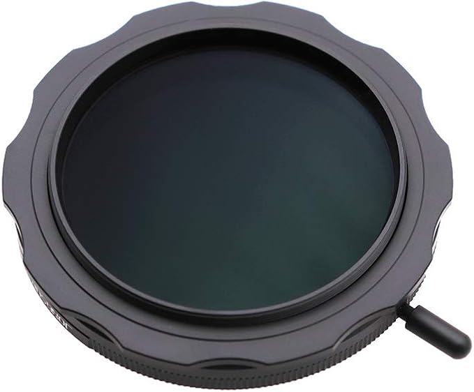 JONGSUN 62mm Variable ND Filter, S-Pro MRC 16 Layers Nano Coatings, More Than 10 Stop ND2-ND1000 Stepless Adjustment Graduated, Lens Cloth Kit, Camera Neutral Density Filter