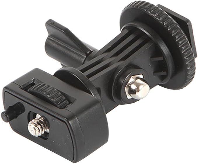 BGNing 1/4" Mini Ball Head Cold Shoe Mount Adapter Base Mount 1/4 Screw Adapter for DLSR Camera Cage Rig Monitor Flash Fill Light Bracket Photography Accessories (Type A)