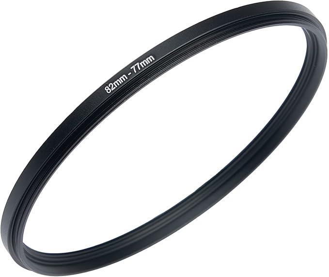 82mm to 77mm Step-Down Rings Filter Adapter for All Brands UV ND CPL Metal Step-Down Rings Adapter Filter