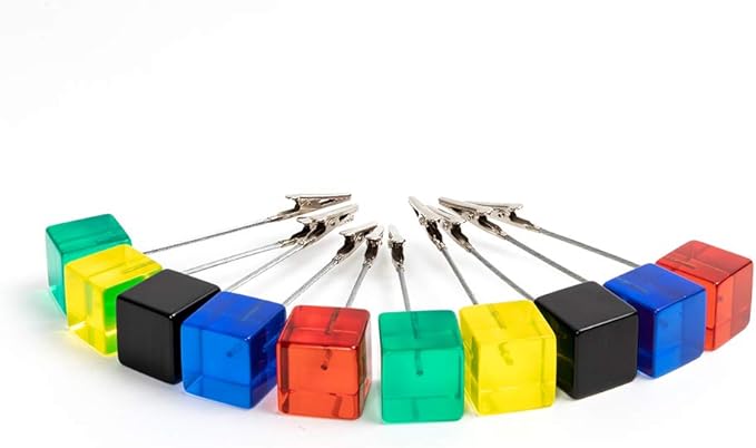 10pcs Table Number Holder Name Place Card Holder Memo Clip Holder Stand Note Holder Pictures Card Paper Menu Clip (Colorful)