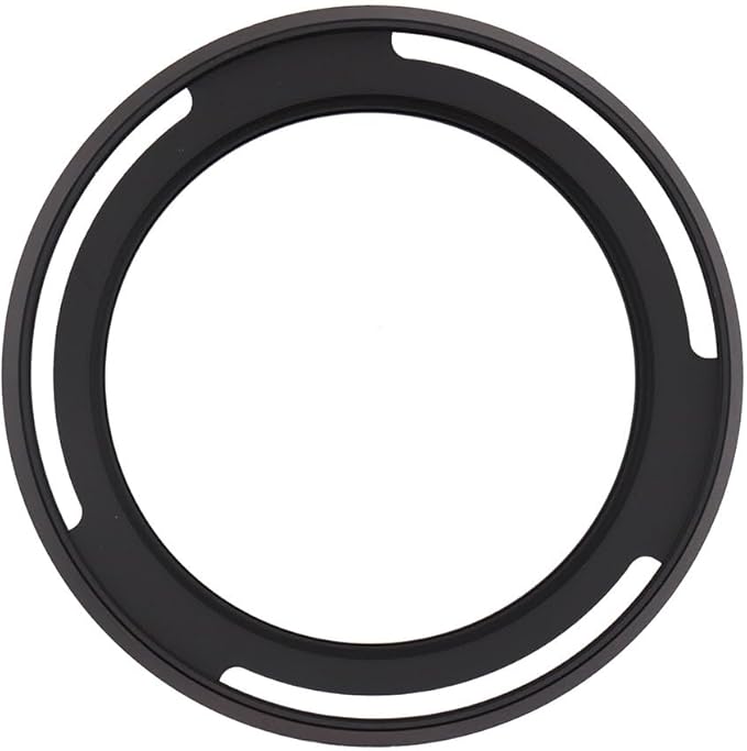 67mm Hollow Lens Hood 67mm Screw in Curved Vented Lens Hood 67mm Metal Lens Hood for 67mm Lens Hood Wide(Black)