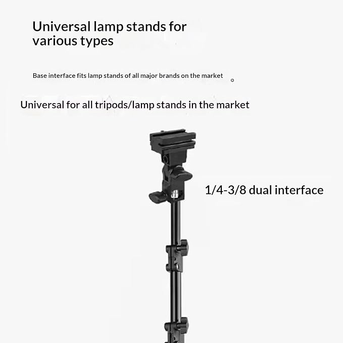 ANGESHA Rotating Flashing Bracket Holder High Strength for Camera Flashing 180 Degree Angles and Umbrella Mount