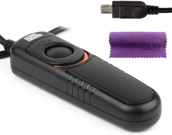 Pixel Remote Commander Shutter Release Cable DC2 Compatible with Nikon Z5 Z6 Z6-II Z7 Z7-II D3200 D3300 D5000 D5100 D5200 D5300 D5600 D5500 D90 D7100 D7200 D7500 D750 D780 P7700 P7800 MC-DC2