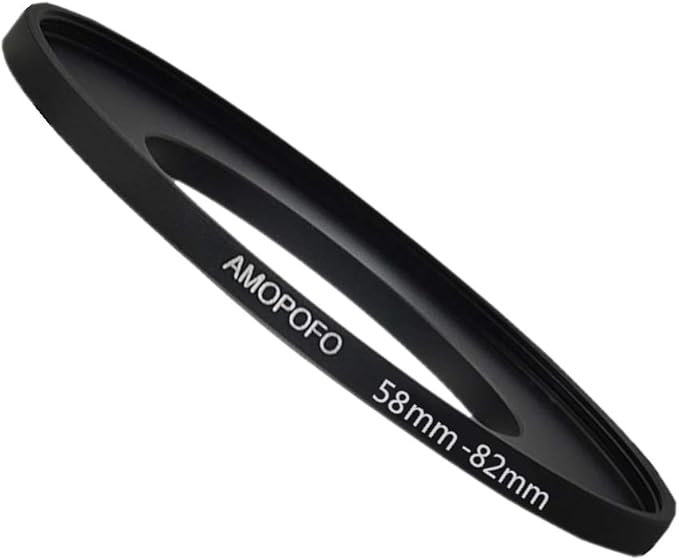 58 to 82mm Camera Filter Ring /58mm to 82mm Step-Up Ring Filter Adapter for 82mm UV,ND,CPL,Metal Step Up Ring