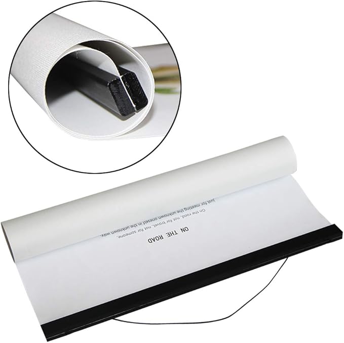 Miaowater 2 Pack Magnetic Poster Frame Hanger,13x19 13x18 13x22 Light Wood Wooden Magnet Frames Hangers for Photo Picture Art Canvas Print Artwork Wall Hanging Black 13''