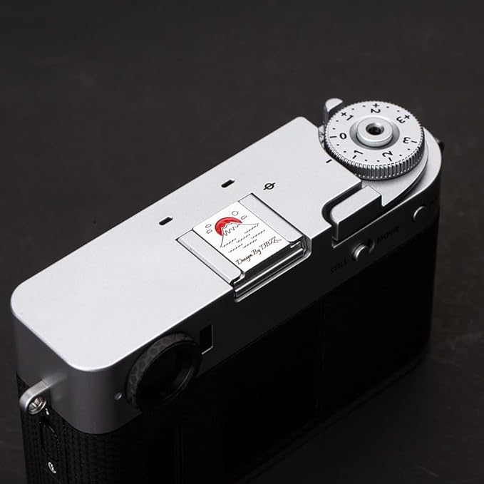 Camera Hot Shoe Cover/Shutter Button, Soft Release Button,Suitable for FUJIFILM XT5 XT4 XT3 XT30 XT20 X100V X100F XT100 X-E3 X-PRO2 X-PRO3 (Mountains and sea-Hot Shoe Cover)