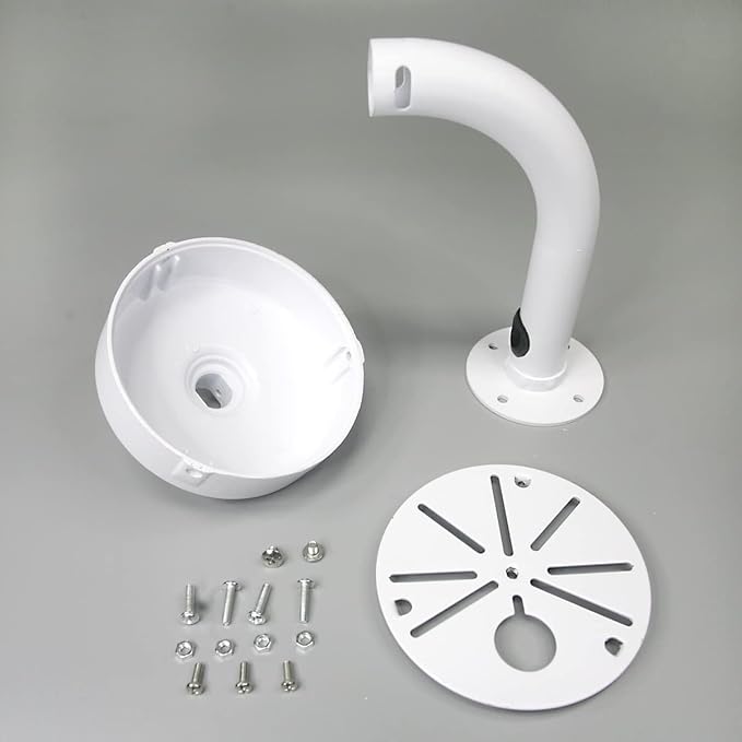 compcctv Security Camera Mount Bracket, Dome Camera Mount Universal Camera Wall Mounting Bracket/IP Camera for CCTV Security Camera, L Type