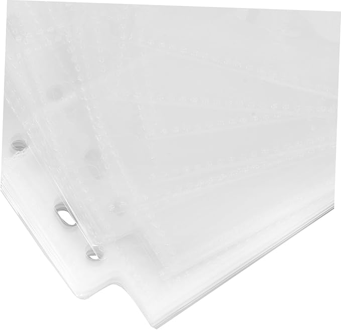 30pcs Film Negative Binder Pages Acid Storage Holders for Organizing Film Negatives for Photographers and Hobbyists Portable Sleeves