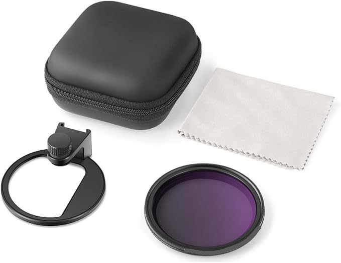 Clip On 67mm ND2-32 Magnetic Phone Lens ND Filter Kit with Cold Shoe