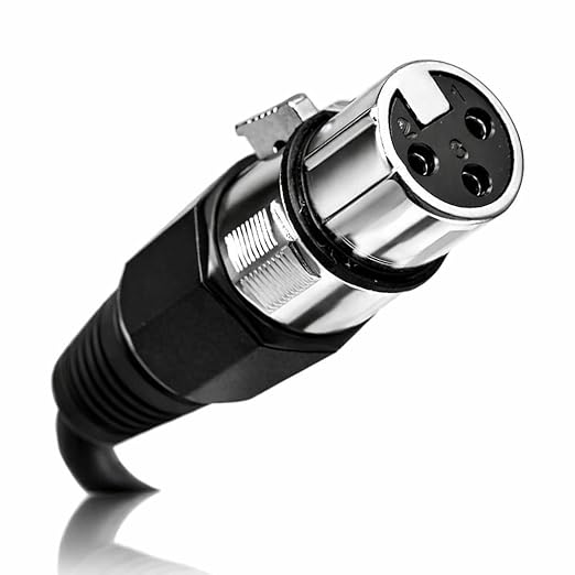 Seismic Audio SAXLX-2-6 Pack of 2 Feet Multiple Color XLR Male to XLR Female Patch Cables, Balanced Cords