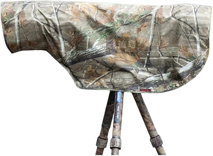 CHASING BIRDS Camouflage Waterproof Rain Covers Raincoat for Camera and Lens Compatible with Canon Sony Nikon Sigma Tamron Fujifilm Olympus 300/400/500/600/800mm (Grass Camouflage, M)