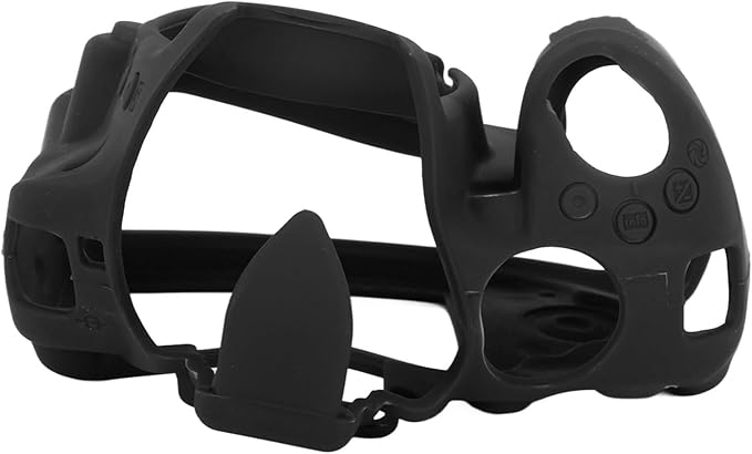 Silicone Camera Case for D3100, Rubber Housing Protective Cover Anti Shock Anti Slip DSLR Skin Cover, Full Body Detachable Cage (Black)